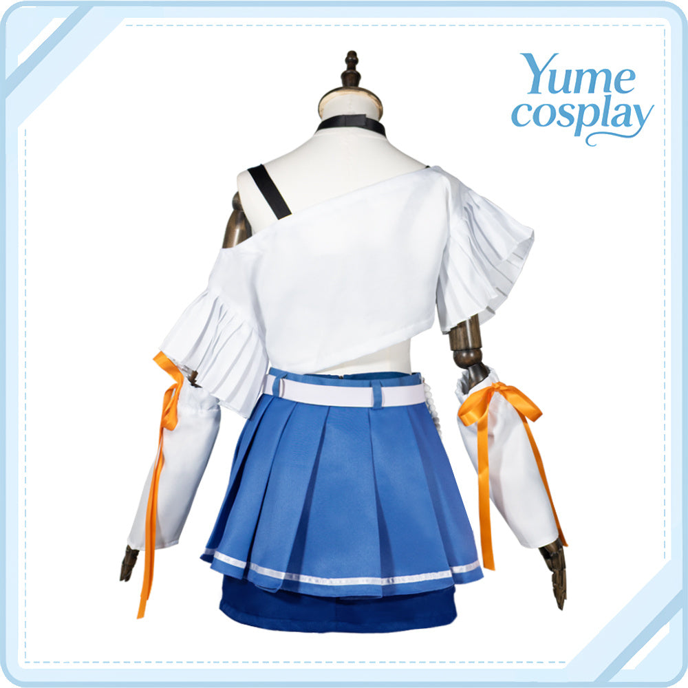 学園アイドルマスター　紫雲清夏　まねきねこコラボ衣装　コスプレ衣装　コスチューム　CG1905-7WMY
