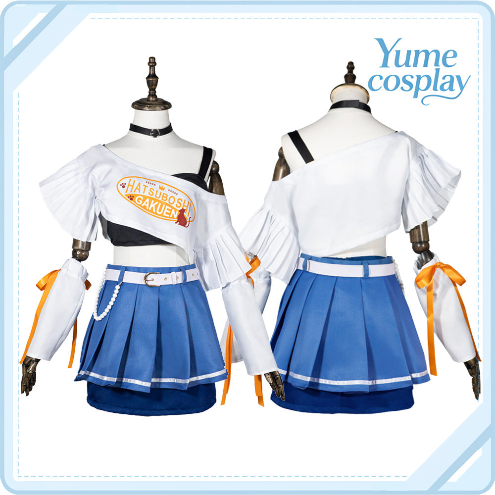 学園アイドルマスター　紫雲清夏　まねきねこコラボ衣装　コスプレ衣装　コスチューム　CG1905-7WMY