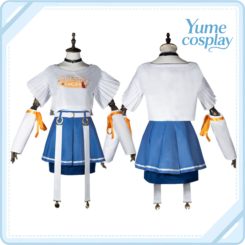 学園アイドルマスター　花海佑芽　まねきねこコラボ衣装　コスプレ衣装　コスチューム　CG1905-8WMY