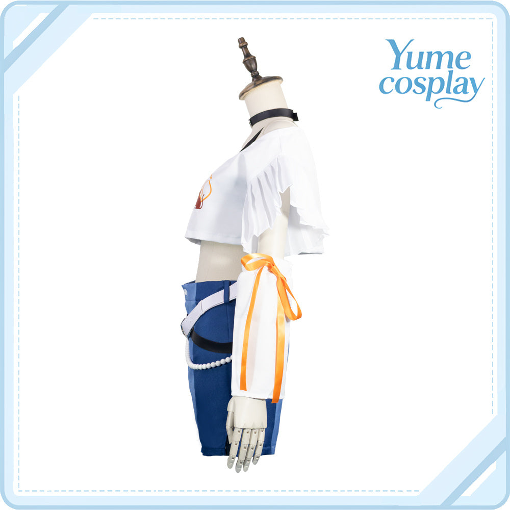学園アイドルマスター　紫雲清夏　まねきねこコラボ衣装　コスプレ衣装　コスチューム　CG1905-9WMY