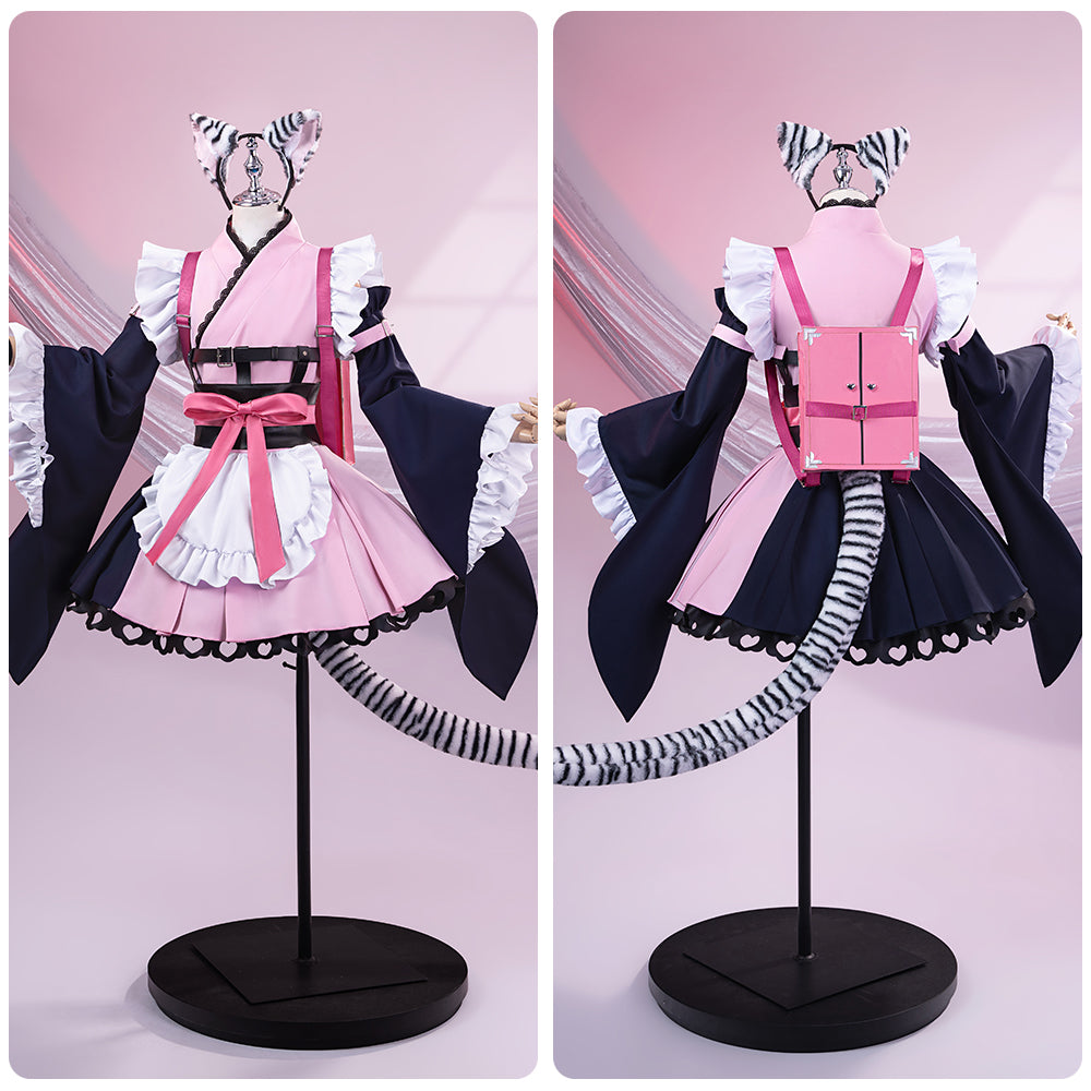 在庫品　超かぐや姫!　駒沢乃依　耳と尻尾付き　コスチューム　CG2133LRY