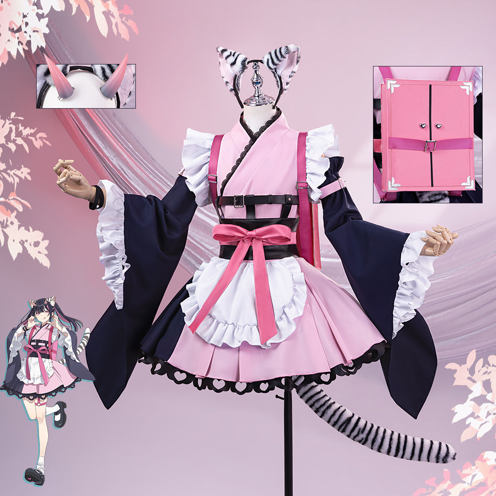在庫品　超かぐや姫!　駒沢乃依　耳と尻尾付き　コスチューム　CG2133LRY
