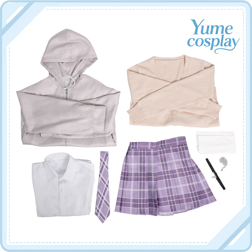 バーチャルYouTuber　VTuber　胡桃のあ　制服　コスチューム　CGWZP102