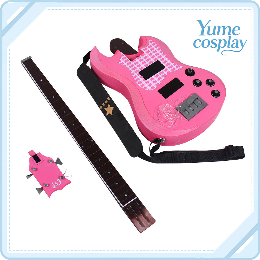 BanG Dream!　バンドリ　Poppin'Party　牛込りみ　ベース　コスプレ道具　D-1343