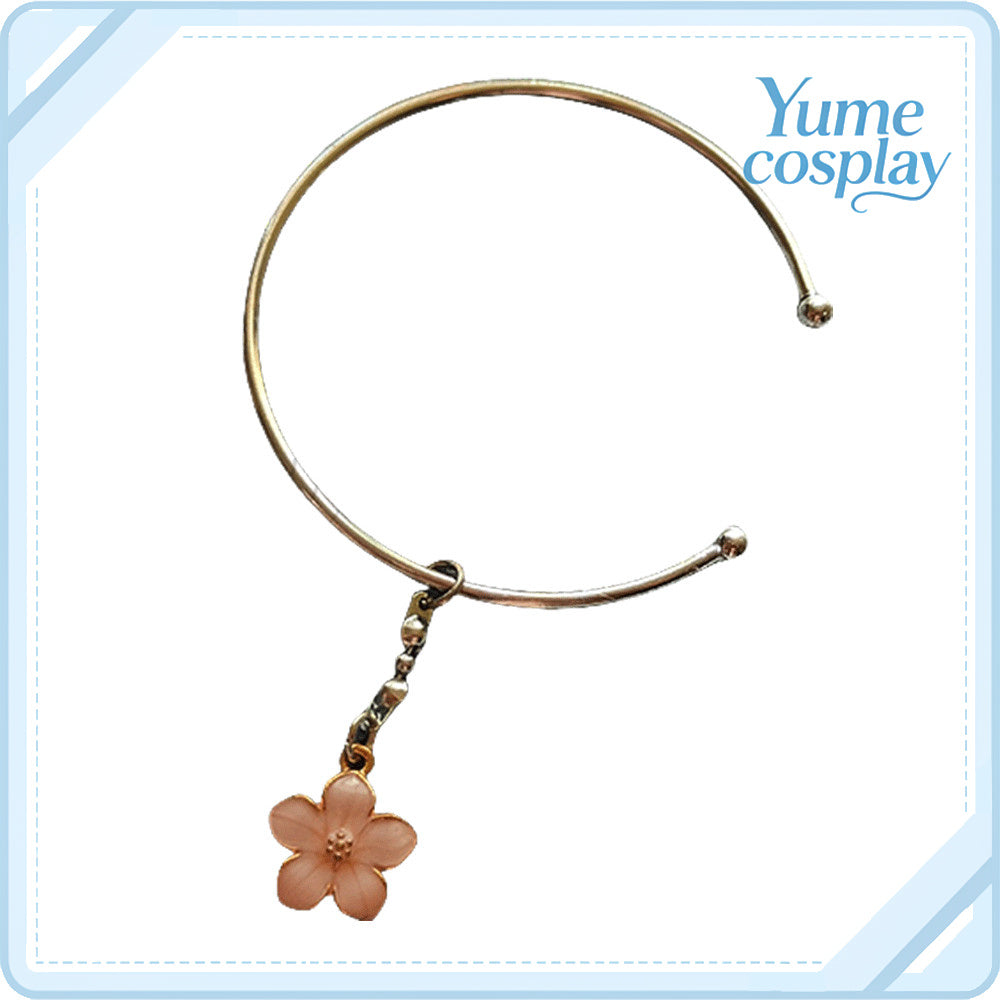 Collar×Malice（カラー×マリス）　HANA　ネクレス+腕輪+ヘッドアクセ　コスプレ道具　D-2889