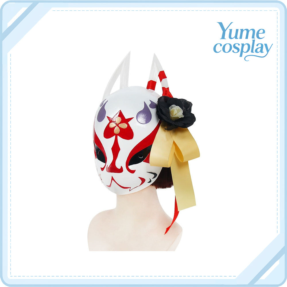 ブルーアーカイブ　狐坂ワカモ　仮面　コスプレ道具　D-3094