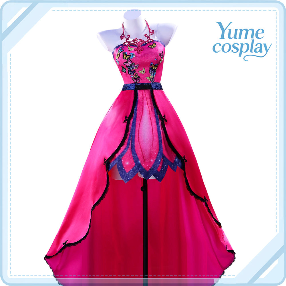バービーシリーズ　マリポーサ（Mariposa）　Barbie　Mariposa　and　Her　Butterfly　Fairy　Friends　コスプレ衣装　DM10049