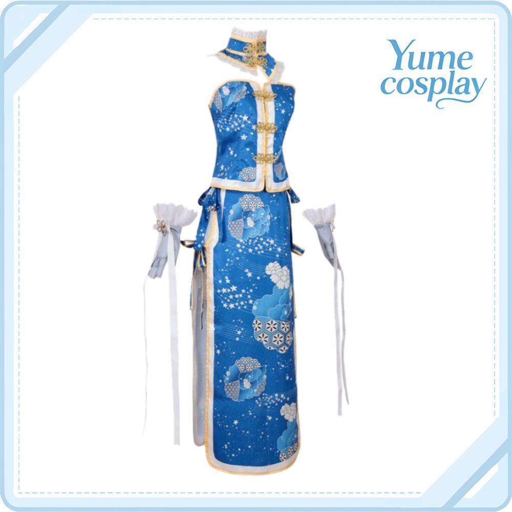 ラブライブ!　School　idol　project　園田海未　チャイナドレス　コスプレ衣装　DM10052