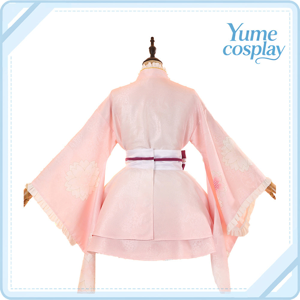 ラブライブ！サンシャイン!!　黒澤ルビィ　桜和装　コスプレ衣装　DM10118