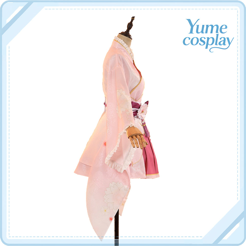 ラブライブ！サンシャイン!!　黒澤ルビィ　桜和装　コスプレ衣装　DM10118