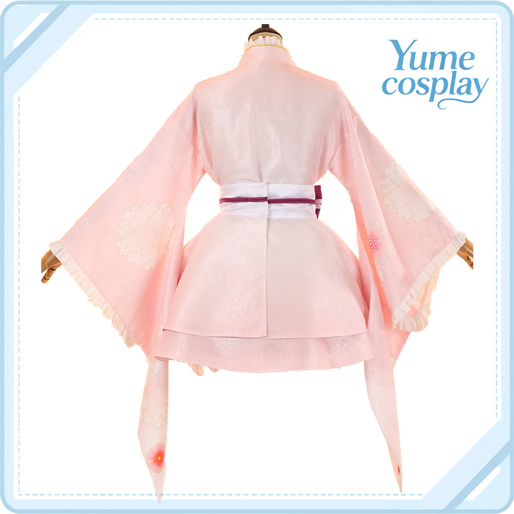 ラブライブ！サンシャイン!!　国木田花丸　桜和装　コスプレ衣装　DM10119