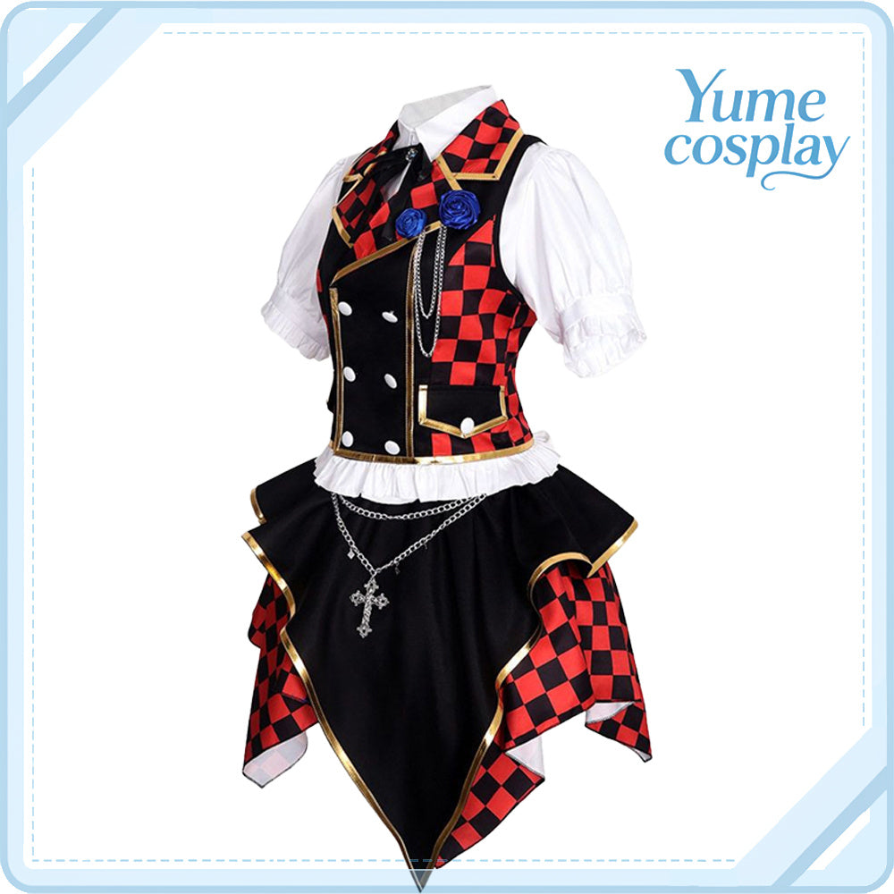 アイカツ!　藤堂ユリカ　ブロックチェック　コスプレ衣装　DM10121