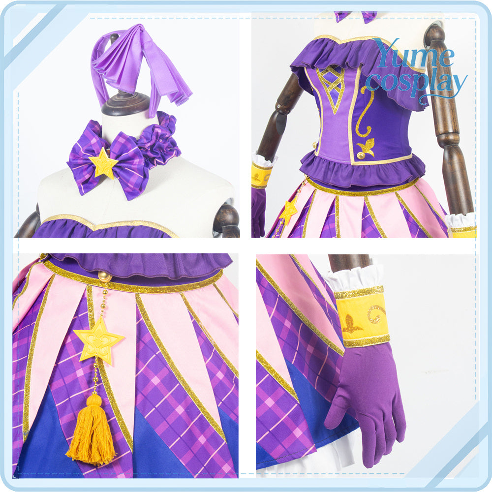 アイカツ!　白樺リサ　ラベンダーパレード　コスプレ衣装　DM10325