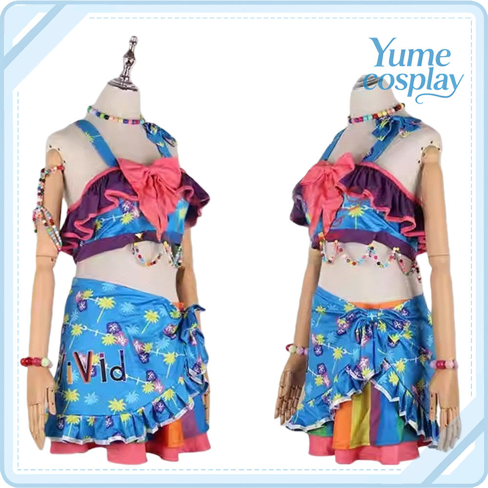 アイカツ!　神崎美月　サマーデイムーン　コスプレ衣装　DM10518