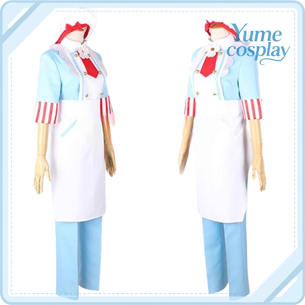 キラキラ☆プリキュアアラモード　剣城あきら(キュアショコラ)　パティシエ服　コスプレ衣装　DM10636