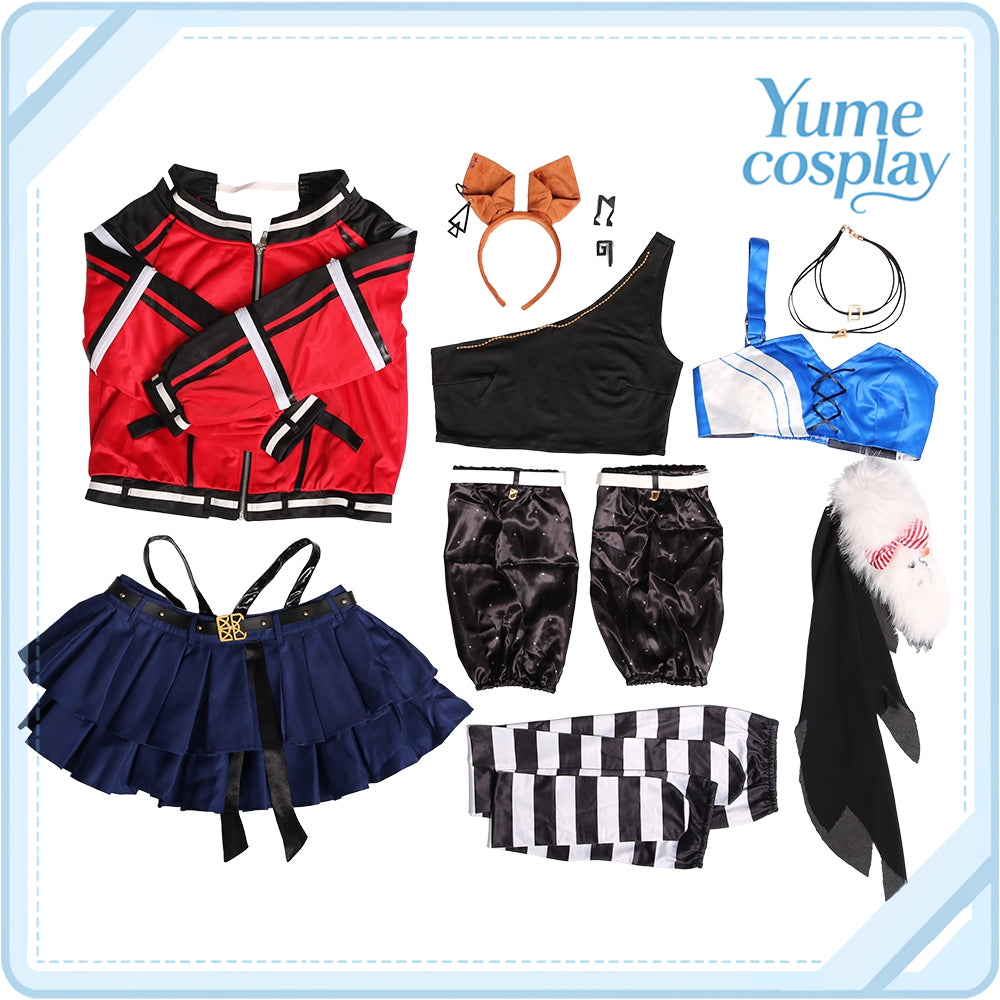 ウマ娘プリティーダービー　エスポワールシチー　勝負服　コスプレ衣装　DM10654