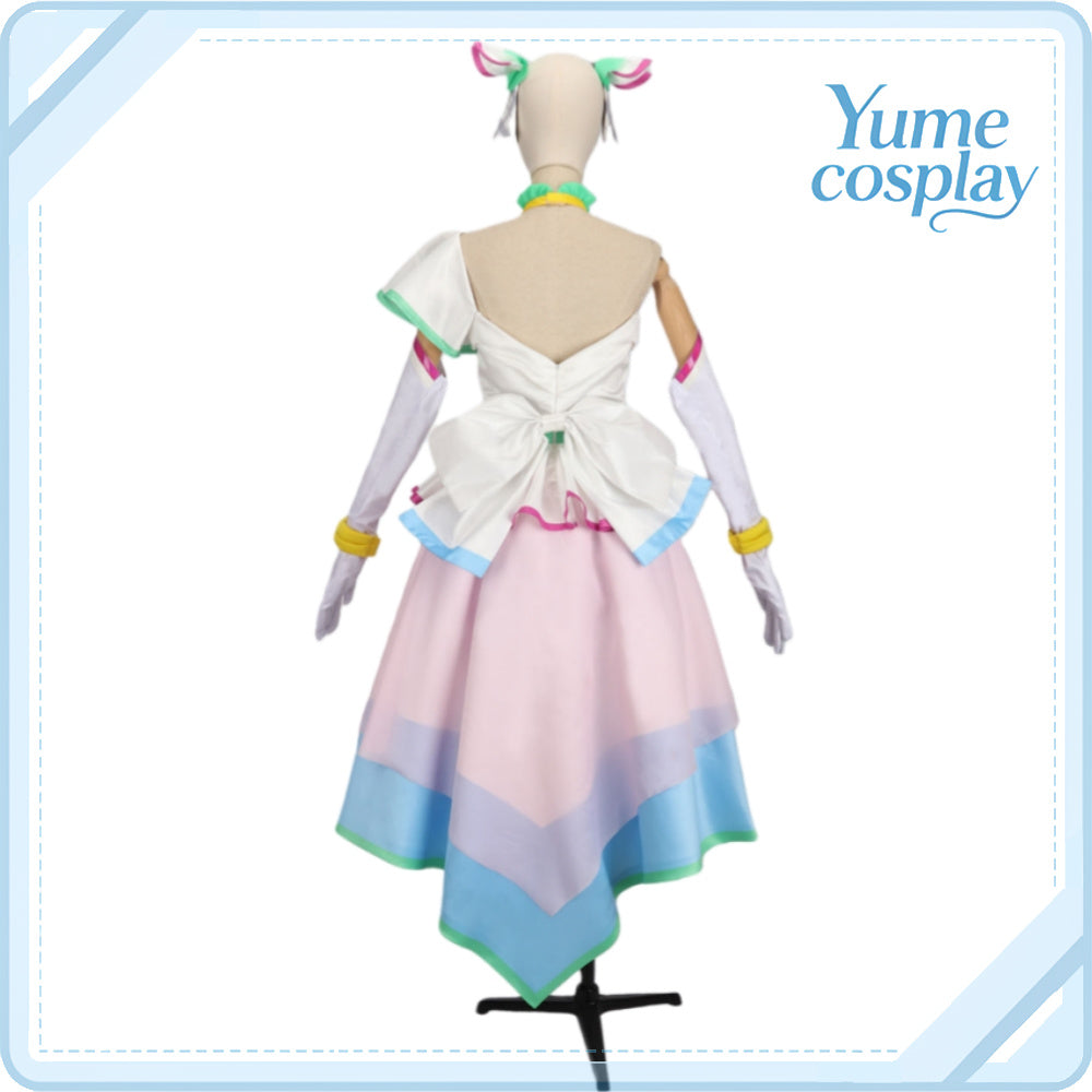キミとアイドルプリキュア♪　キュアズキューン　プリルン　コスプレ衣装　DM10682