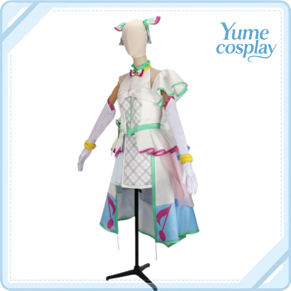 キミとアイドルプリキュア♪　キュアズキューン　プリルン　コスプレ衣装　DM10682