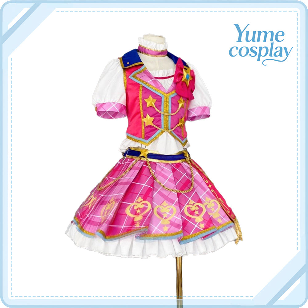 アイカツスターズ!　虹野ゆめ　ドレスラバーチャーム　コスプレ衣装　DM10839