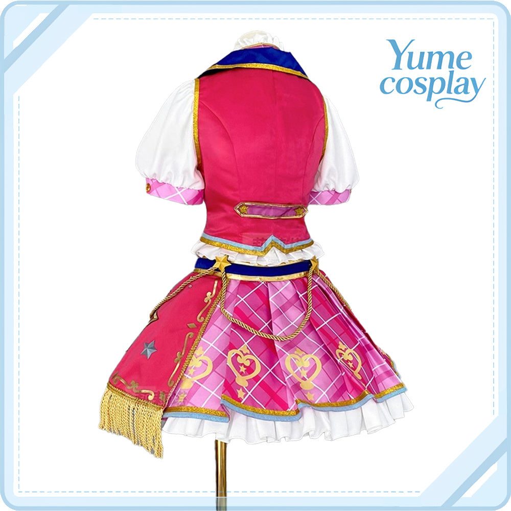 アイカツスターズ!　虹野ゆめ　ドレスラバーチャーム　コスプレ衣装　DM10839