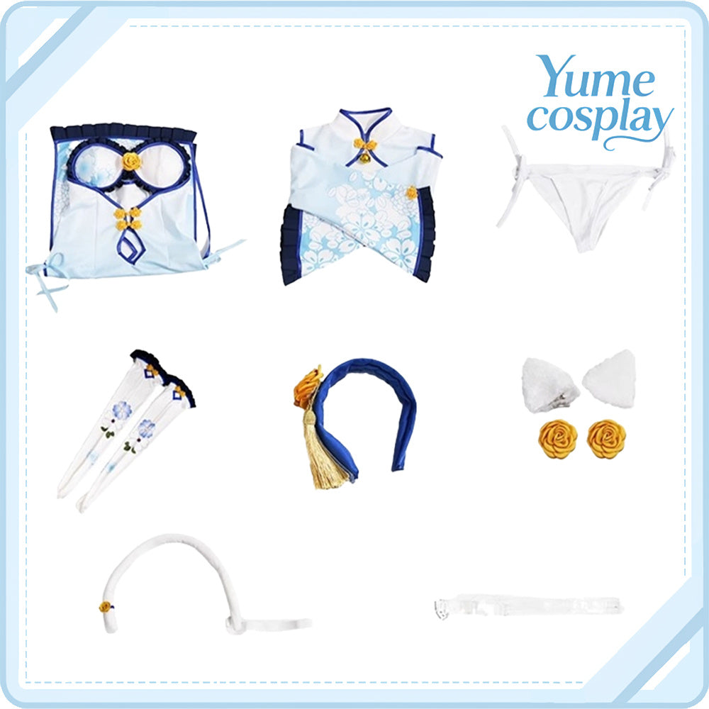 ネコぱら　バニラ　チャイナドレス　コスプレ衣装　DM10869
