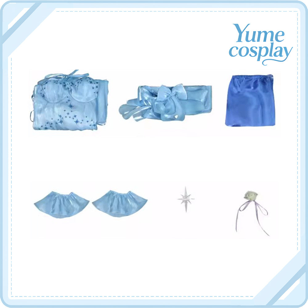 Re:ゼロから始める異世界生活　エミリア　Crystal　Dress　Ver　コスプレ衣装　DM11021