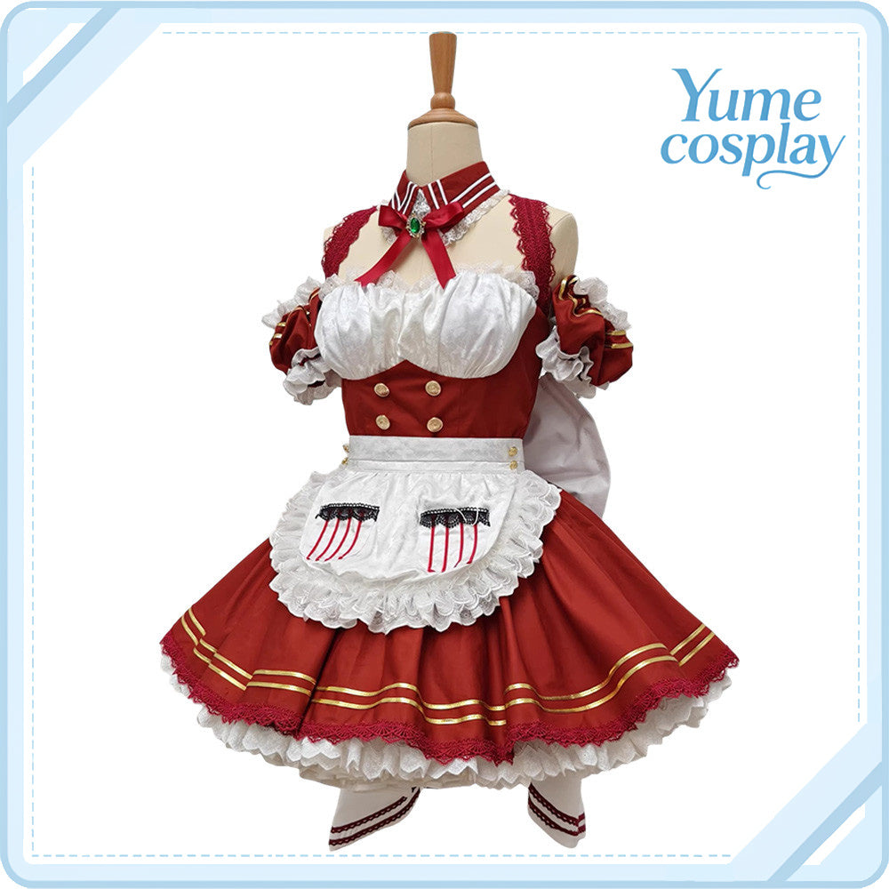 バーチャルYouTuber　VTuber　宝鐘マリン　メイド　あくありうむ。　コスプレ衣装　DM11066