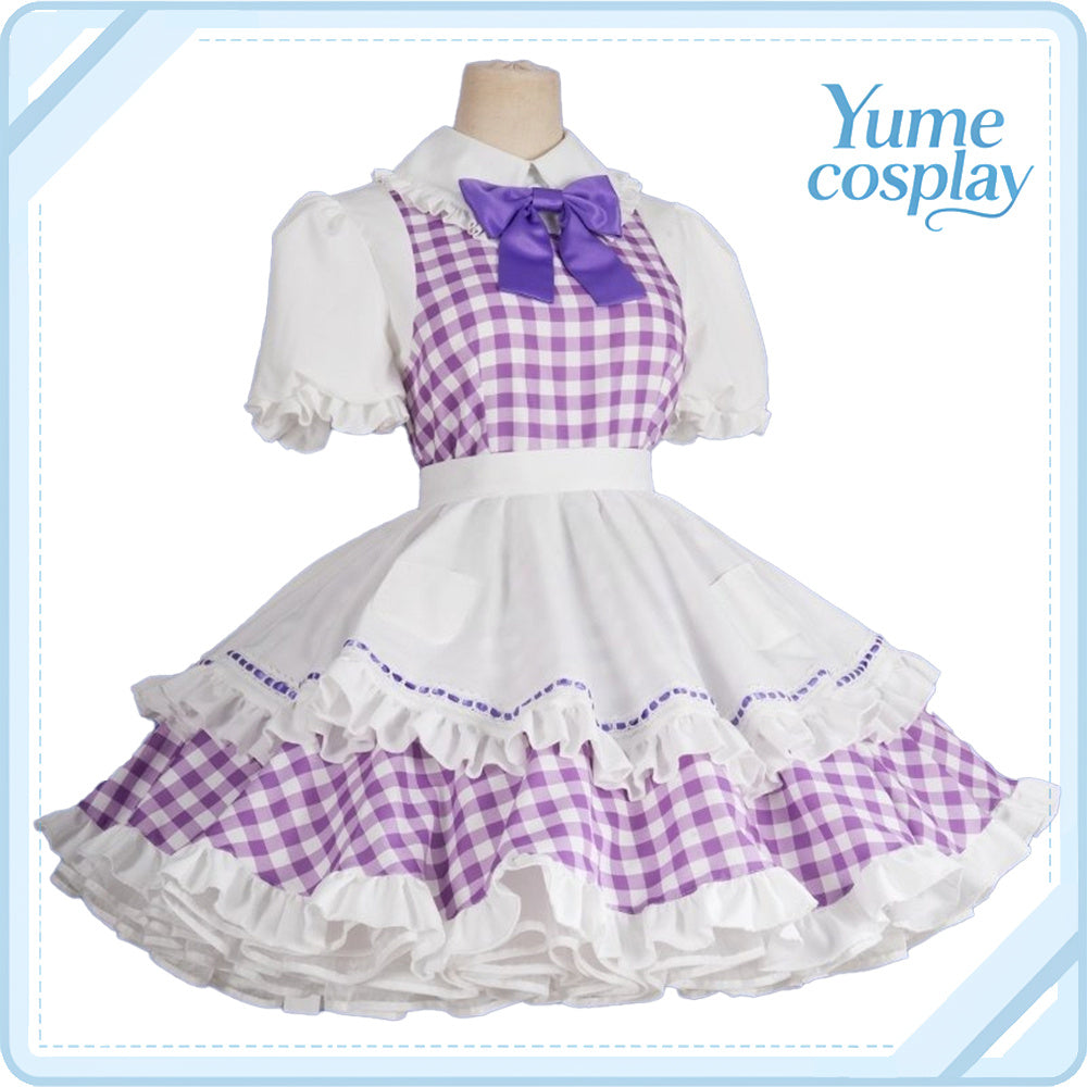 アイカツ!　紫吹蘭　カントリー風ワンピースver.　コスプレ衣装　DM11173