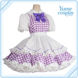 アイカツ!　紫吹蘭　カントリー風ワンピースver.　コスプレ衣装　DM11173