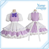 アイカツ!　紫吹蘭　カントリー風ワンピースver.　コスプレ衣装　DM11173