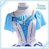 ラブライブ！サンシャイン!!　Aqours　高海千歌　熱くなっちゃう/WATER　BLUE　NEW　WORLD　覚醒後　コスプレ衣装　DM11187