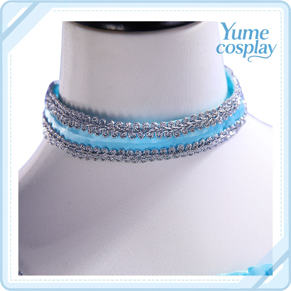 ラブライブ！サンシャイン!!　Aqours　高海千歌　熱くなっちゃう/WATER　BLUE　NEW　WORLD　覚醒後　コスプレ衣装　DM11187