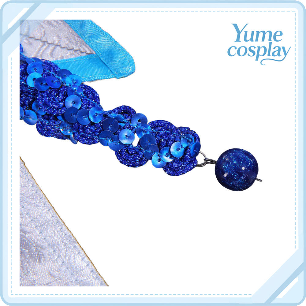 ラブライブ！サンシャイン!!　Aqours　高海千歌　熱くなっちゃう/WATER　BLUE　NEW　WORLD　覚醒後　コスプレ衣装　DM11187