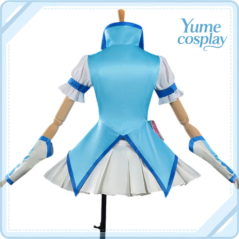 Yes!プリキュア5GoGo!　水無月かれん(キュアアクア)　コスプレ衣装　DM11241