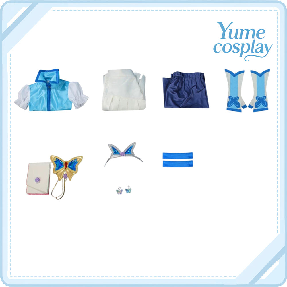 Yes!プリキュア5GoGo!　水無月かれん(キュアアクア)　コスプレ衣装　DM11241