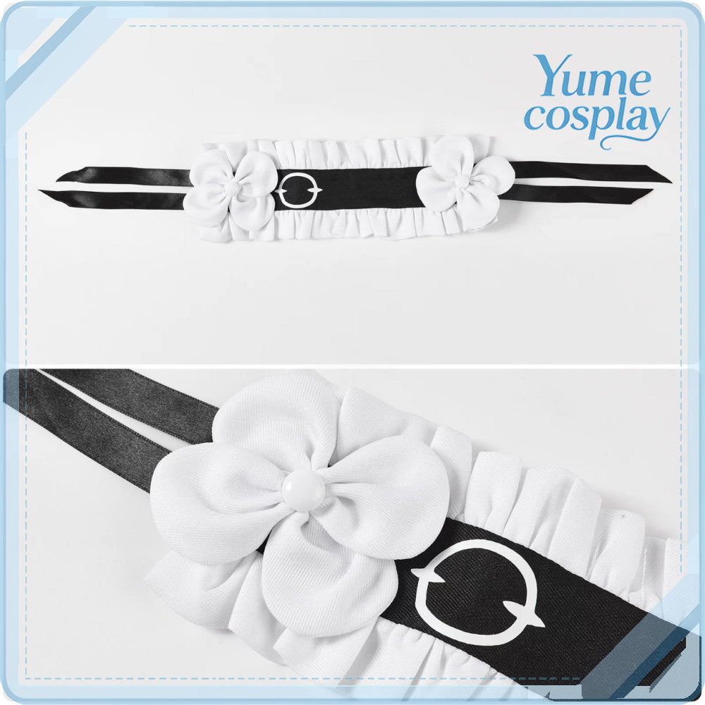 ブルーアーカイブ　花岡ユズ(メイド)　コスプレ衣装　DM11269
