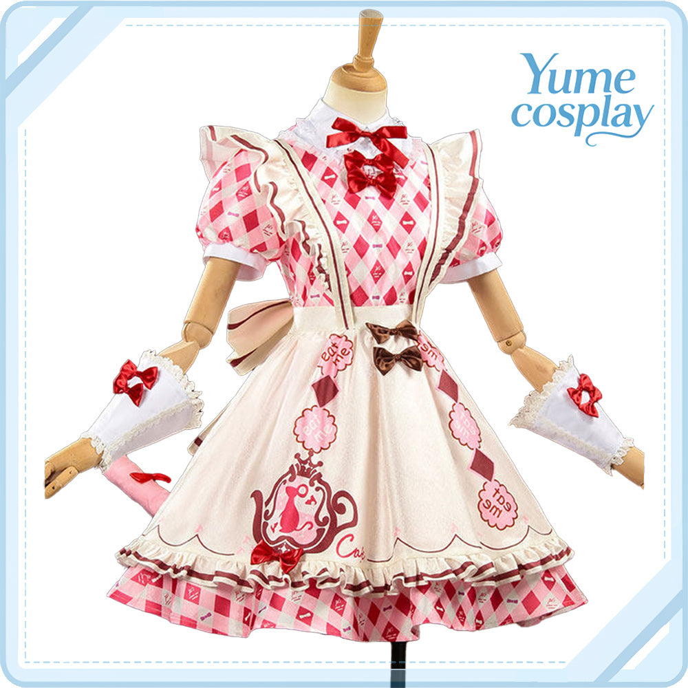 ラブライブ!　School　idol　project　矢澤にこ　メイド・イン・ワンダーランド　チェス盤の庭　コスプレ衣装　DM11334