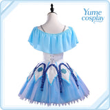 ラブライブ！サンシャイン!!　Aqours　黒澤ルビィ　みんな大好き　WATER　BLUE　NEW　WORLD　覚醒後　コスプレ衣装　DM11451