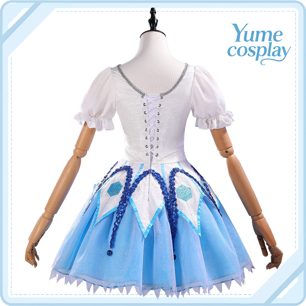 ラブライブ！サンシャイン!!　Aqours　黒澤ダイヤ　みんな大好き　WATER　BLUE　NEW　WORLD　覚醒後　コスプレ衣装　DM11452