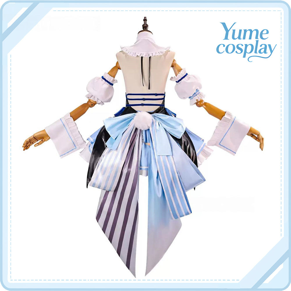 バーチャルYouTuber　VTuber　兎田ぺこら　フリフリバニードレス　コスプレ衣装　DM11523