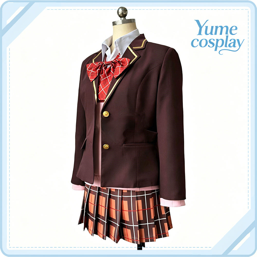 バーチャルYouTuber　Vtuber　家長むぎ　高校制服　コスプレ衣装　DM11532