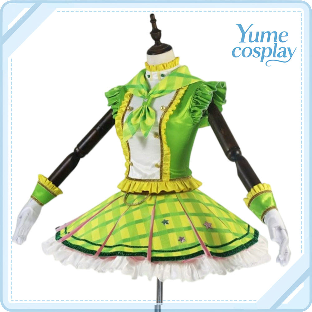 アイカツ!　北大路さくら　ライムトルテコーデ　コスプレ衣装　DM11555