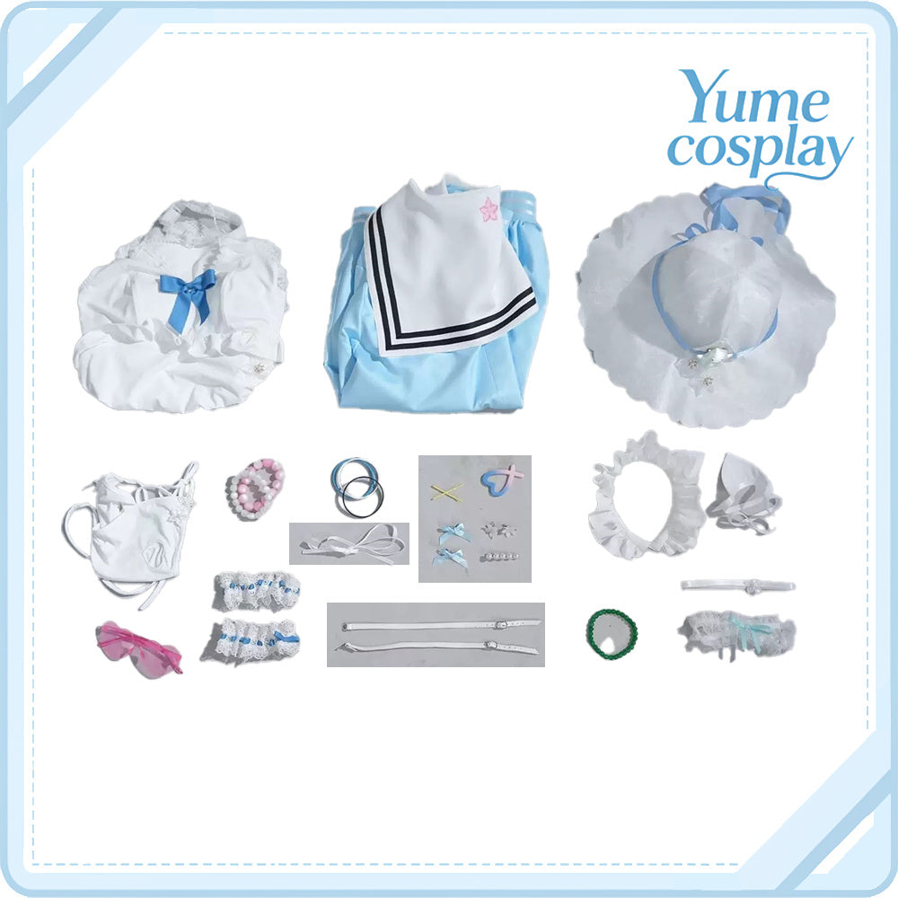 バーチャルYouTuber　VTuber　Mint　Fantôme(ミント・ファントーム)　夏服　コスプレ衣装　DM11875