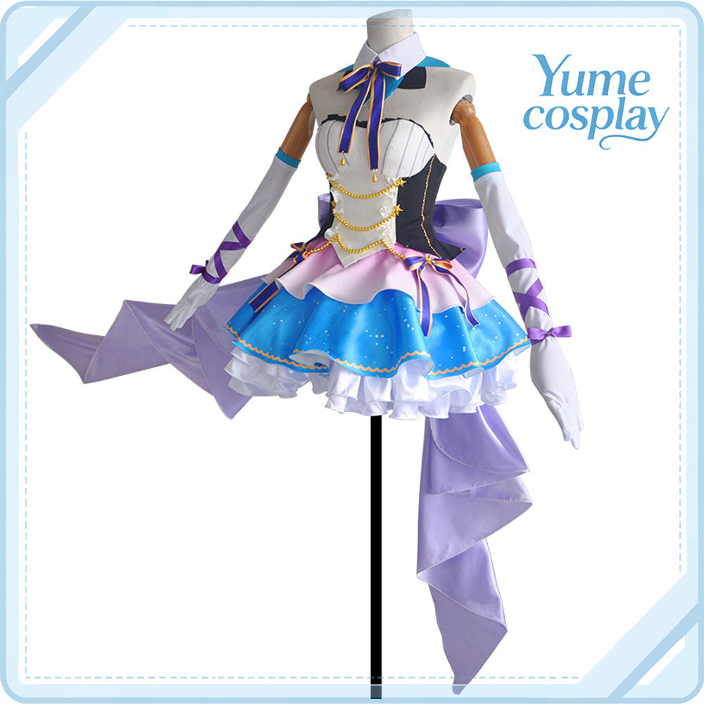 Re:ゼロから始める異世界生活　エミリア　アイドルVer　コスプレ衣装　DM2692