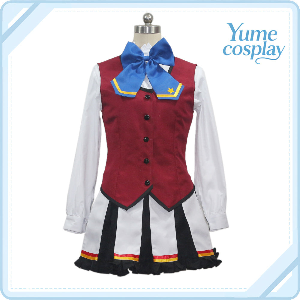 アイカツスターズ!　白鳥ひめ　S4制服　コスプレ衣装　DM3781
