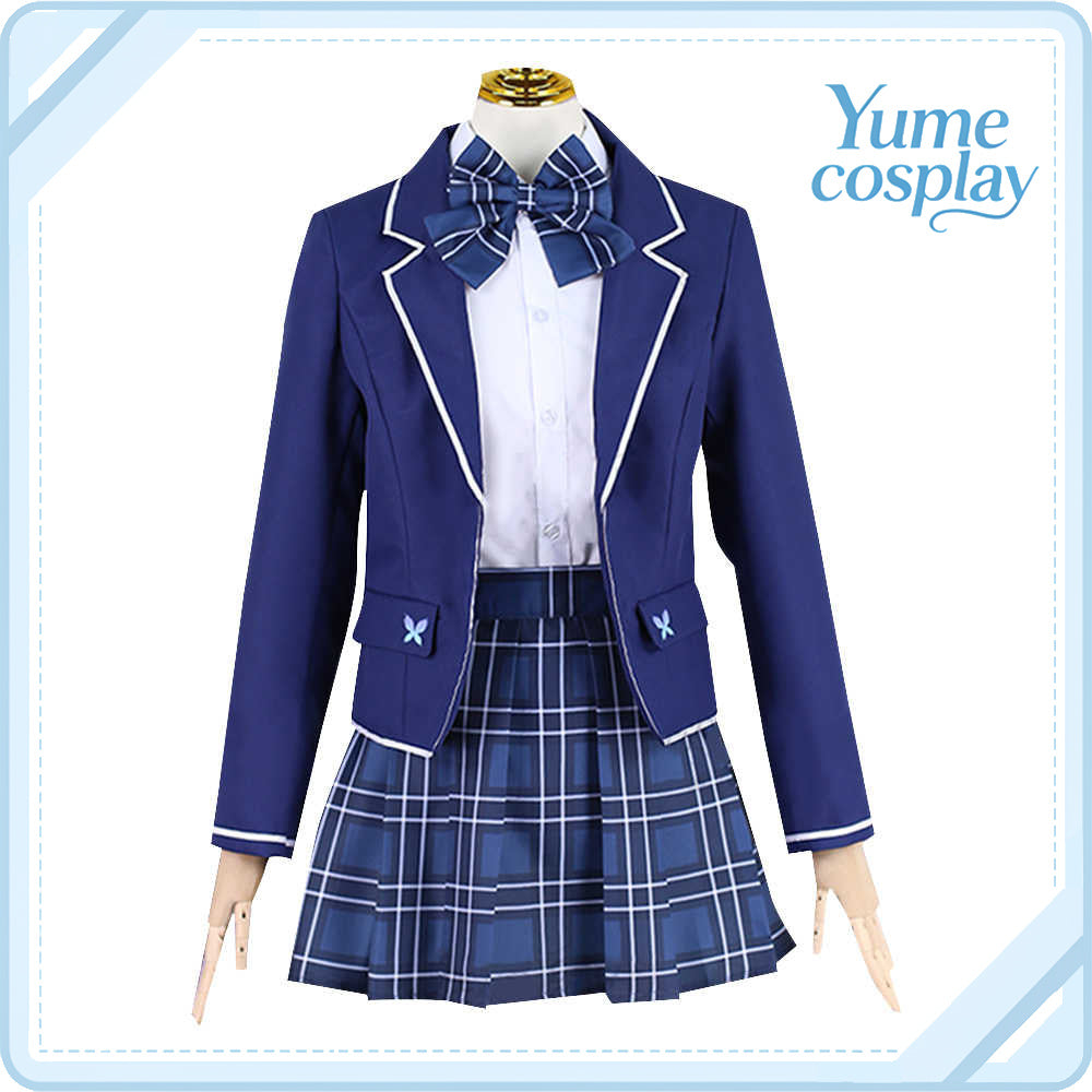 バーチャルYouTuber　VTuber　潤羽るしあ　制服　コスプレ衣装　DM4296