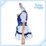 ラブライブ！サンシャイン!!　弾ける笑顔　WATER　BLUE　NEW　WORLD　国木田花丸UR　覚醒後　コスプレ衣装　DM642
