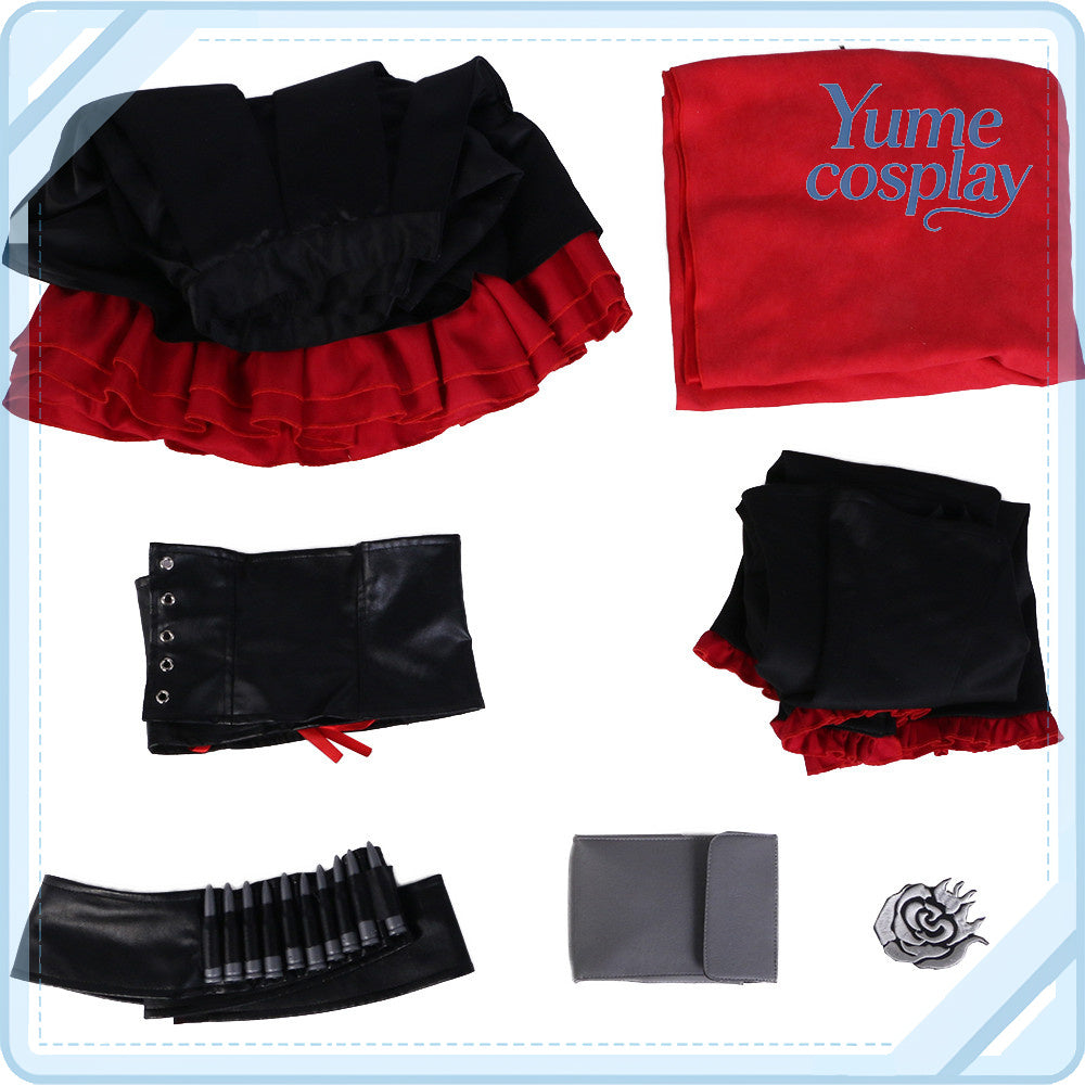 RWBY　氷雪帝国　ルビー・ローズ　コスプレ衣装　DM7982