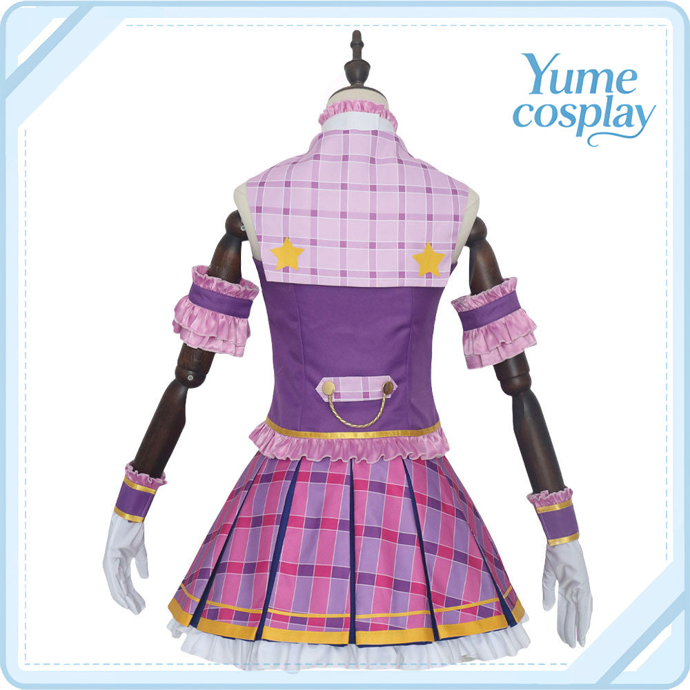 アイカツ!　紫吹蘭　パープルトルテ　コスプレ衣装　DM8897
