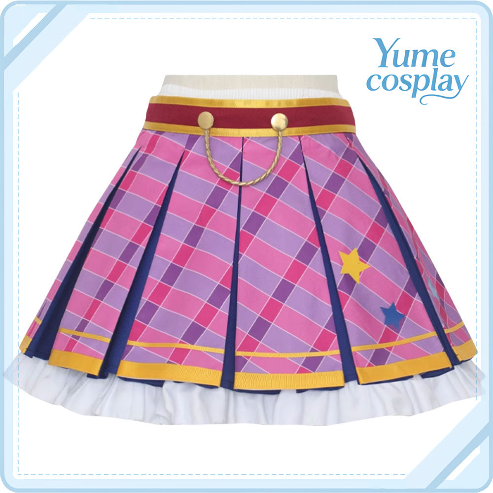 アイカツ!　紫吹蘭　パープルトルテ　コスプレ衣装　DM8897